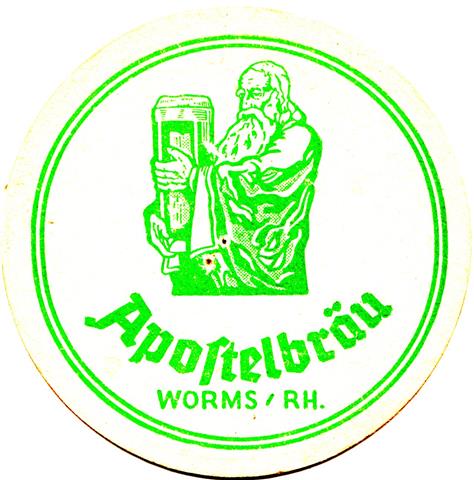 worms wo-rp apostel rund 3a (215-apostelbru worms rh-grn)